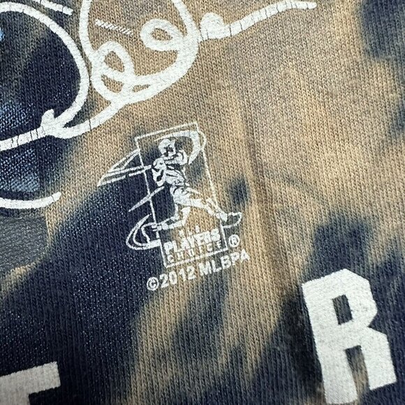 New York Yankees Derek Jerter Retro T-shirt XL MLB Baseball Tie Dye 2012 - Picture 4 of 6